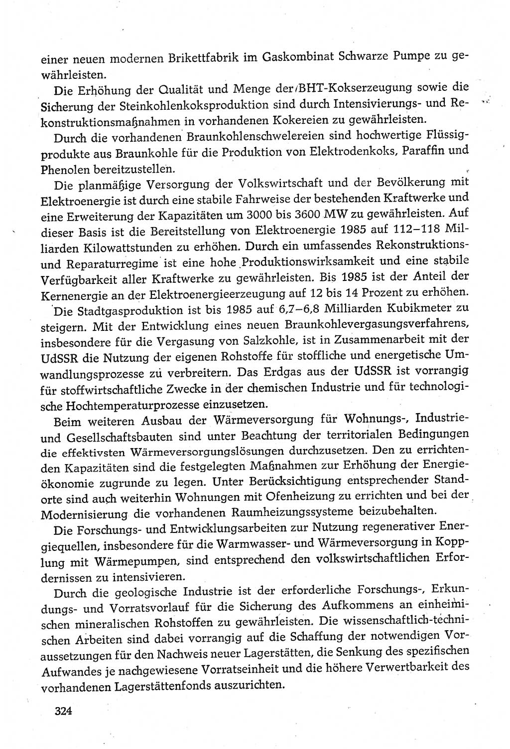 Dokumente der Sozialistischen Einheitspartei Deutschlands (SED) [Deutsche Demokratische Republik (DDR)] 1980-1981, Seite 324 (Dok. SED DDR 1980-1981, S. 324)