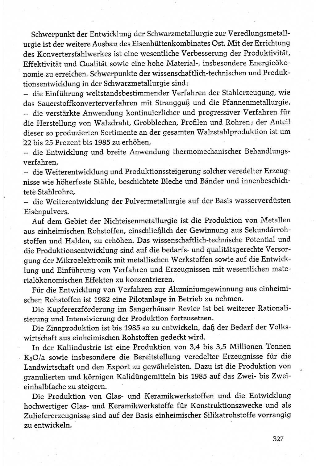 Dokumente der Sozialistischen Einheitspartei Deutschlands (SED) [Deutsche Demokratische Republik (DDR)] 1980-1981, Seite 327 (Dok. SED DDR 1980-1981, S. 327)