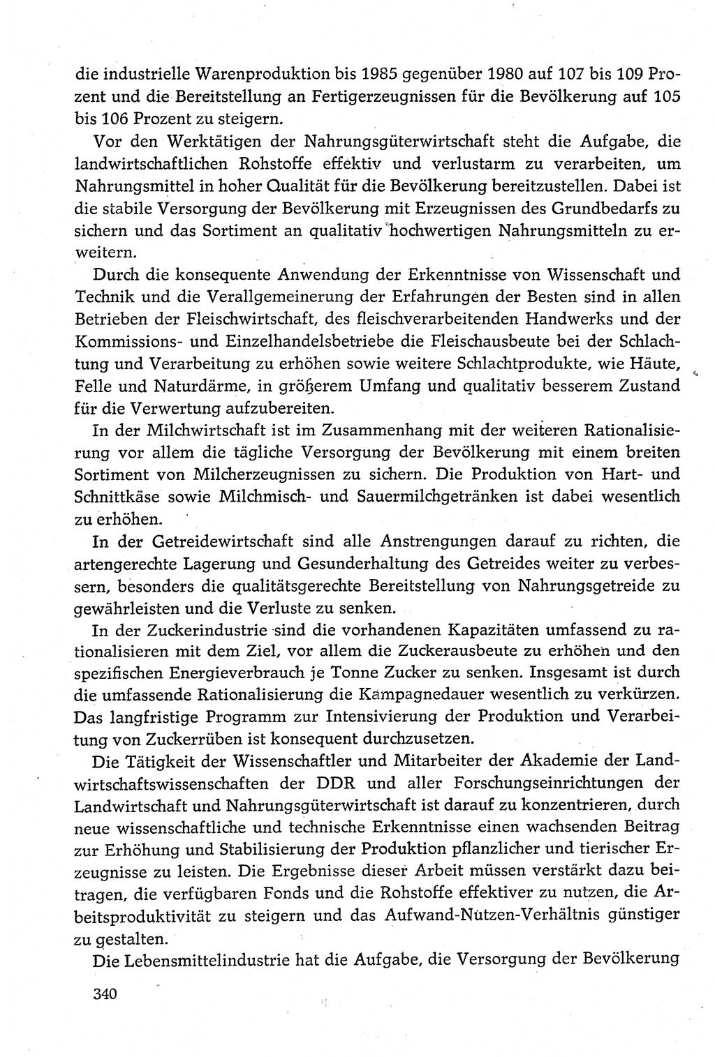 Dokumente der Sozialistischen Einheitspartei Deutschlands (SED) [Deutsche Demokratische Republik (DDR)] 1980-1981, Seite 340 (Dok. SED DDR 1980-1981, S. 340)