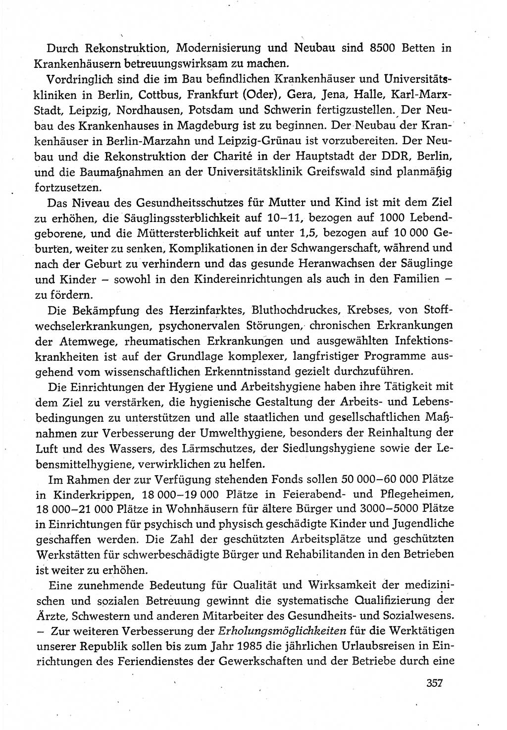 Dokumente der Sozialistischen Einheitspartei Deutschlands (SED) [Deutsche Demokratische Republik (DDR)] 1980-1981, Seite 357 (Dok. SED DDR 1980-1981, S. 357)