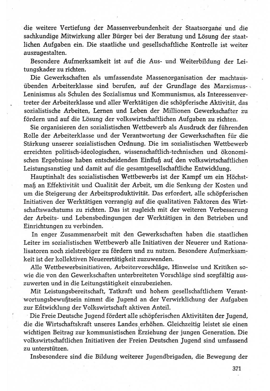 Dokumente der Sozialistischen Einheitspartei Deutschlands (SED) [Deutsche Demokratische Republik (DDR)] 1980-1981, Seite 371 (Dok. SED DDR 1980-1981, S. 371)