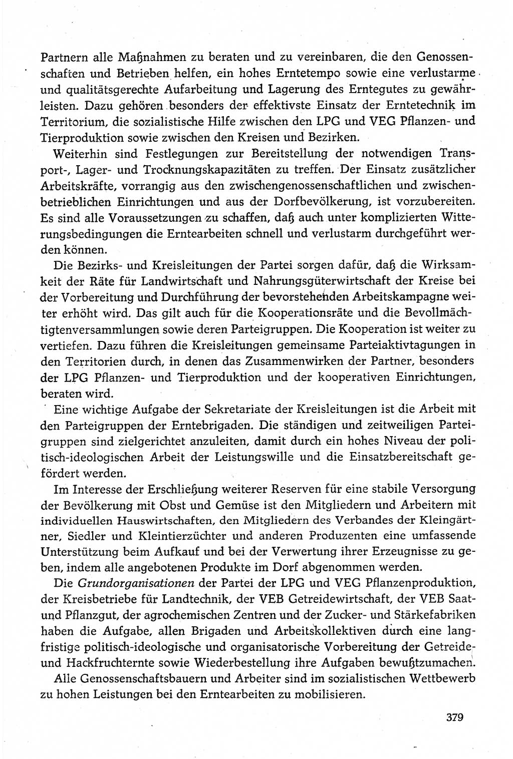 Dokumente der Sozialistischen Einheitspartei Deutschlands (SED) [Deutsche Demokratische Republik (DDR)] 1980-1981, Seite 379 (Dok. SED DDR 1980-1981, S. 379)