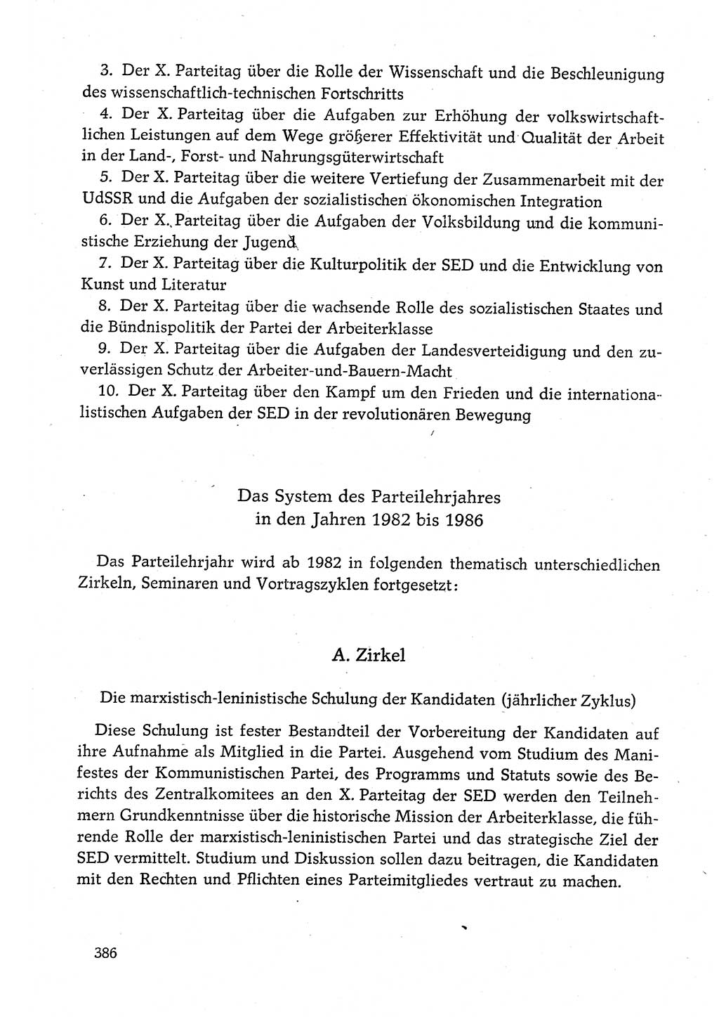 Dokumente der Sozialistischen Einheitspartei Deutschlands (SED) [Deutsche Demokratische Republik (DDR)] 1980-1981, Seite 386 (Dok. SED DDR 1980-1981, S. 386)