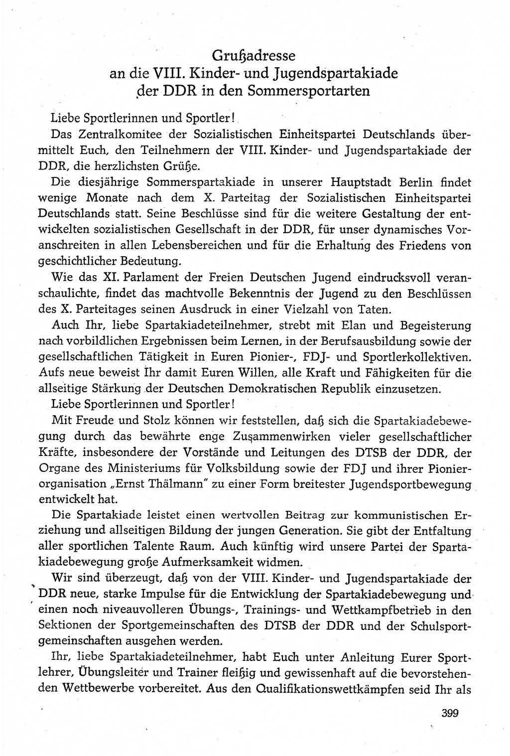 Dokumente der Sozialistischen Einheitspartei Deutschlands (SED) [Deutsche Demokratische Republik (DDR)] 1980-1981, Seite 399 (Dok. SED DDR 1980-1981, S. 399)