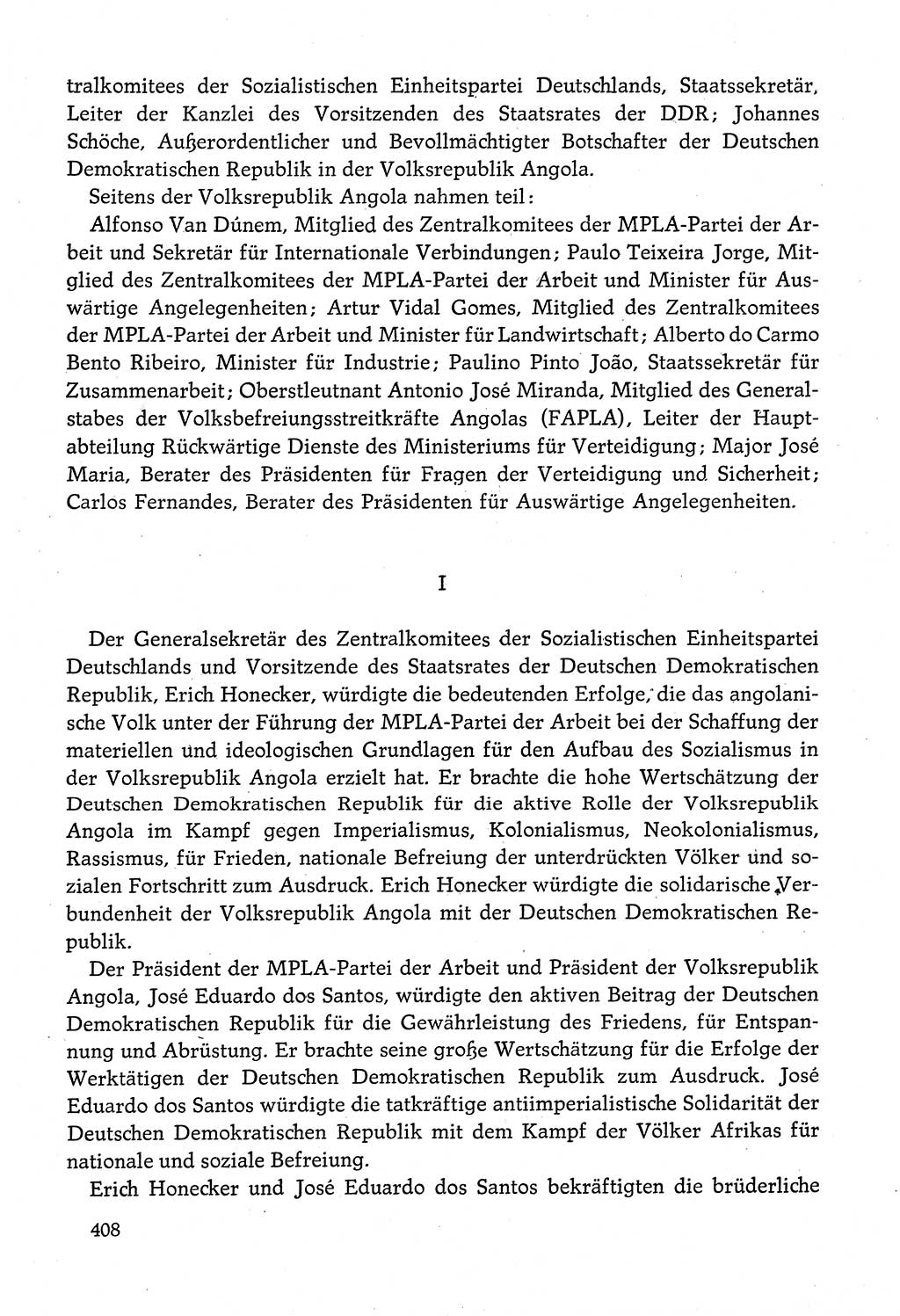 Dokumente der Sozialistischen Einheitspartei Deutschlands (SED) [Deutsche Demokratische Republik (DDR)] 1980-1981, Seite 408 (Dok. SED DDR 1980-1981, S. 408)