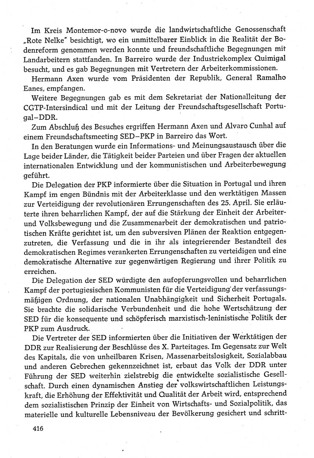 Dokumente der Sozialistischen Einheitspartei Deutschlands (SED) [Deutsche Demokratische Republik (DDR)] 1980-1981, Seite 416 (Dok. SED DDR 1980-1981, S. 416)