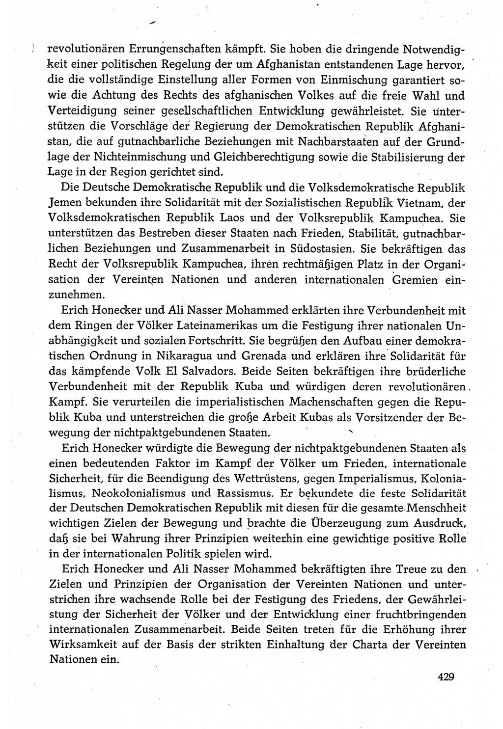 Dokumente der Sozialistischen Einheitspartei Deutschlands (SED) [Deutsche Demokratische Republik (DDR)] 1980-1981, Seite 429 (Dok. SED DDR 1980-1981, S. 429)