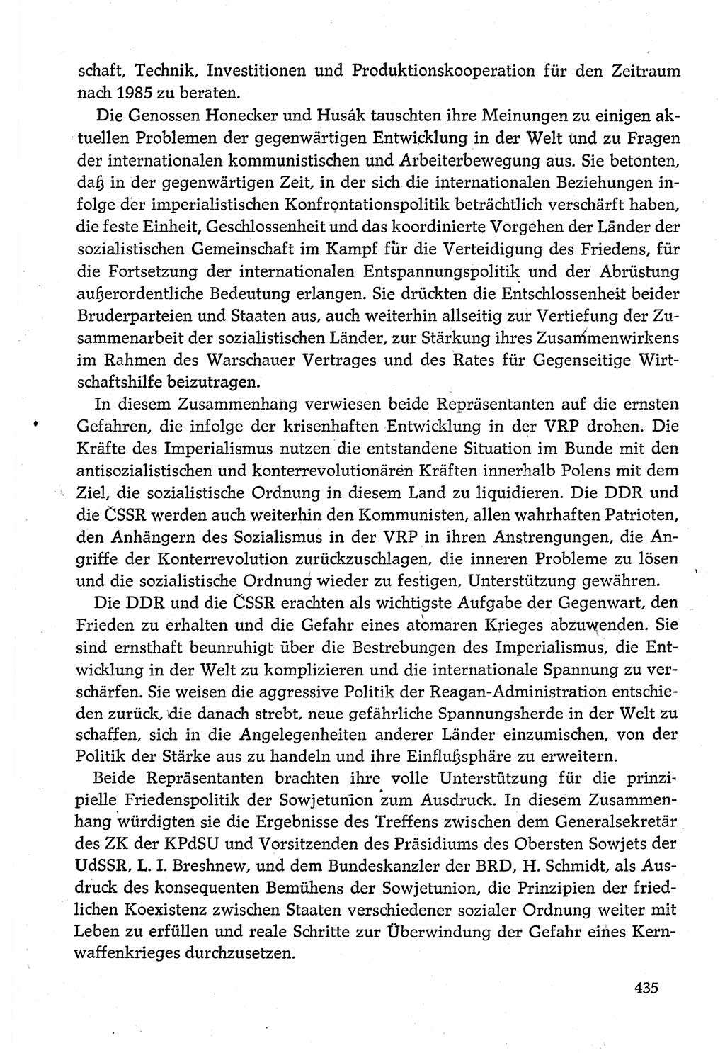 Dokumente der Sozialistischen Einheitspartei Deutschlands (SED) [Deutsche Demokratische Republik (DDR)] 1980-1981, Seite 435 (Dok. SED DDR 1980-1981, S. 435)