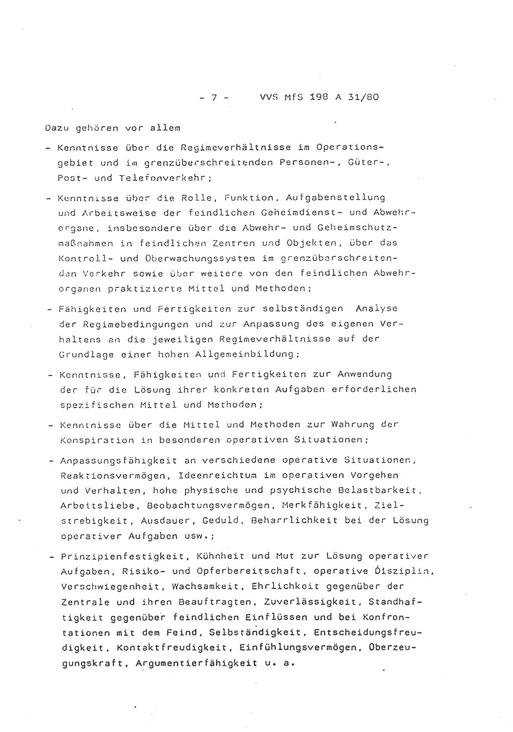 2. Kommentar zur Richtlinie 2/79, Die Anforderungen an Inoffizielle Mitarbeiter der Diensteinheiten der Aufklärung des MfS, Die IM-Kategorien, Deutsche Demokratische Republik (DDR), Ministerium für Staatssicherheit (MfS), Hauptverwaltung A (HV A), Vertrauliche Verschlußsache (VVS) 198 A 31/80, Berlin 1980, Blatt 7 (Komm. RL 2/79 DDR MfS HV A VVS 198 A 31/80 1980, Bl. 7)