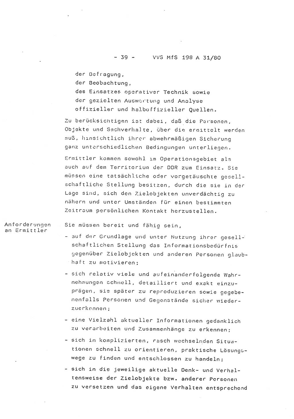 2. Kommentar zur Richtlinie 2/79, Die Anforderungen an Inoffizielle Mitarbeiter der Diensteinheiten der Aufklärung des MfS, Die IM-Kategorien, Deutsche Demokratische Republik (DDR), Ministerium für Staatssicherheit (MfS), Hauptverwaltung A (HV A), Vertrauliche Verschlußsache (VVS) 198 A 31/80, Berlin 1980, Blatt 39 (Komm. RL 2/79 DDR MfS HV A VVS 198 A 31/80 1980, Bl. 39)