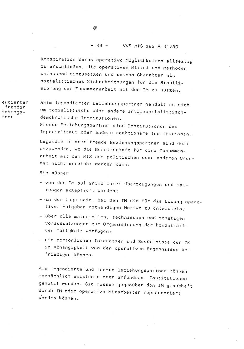 2. Kommentar zur Richtlinie 2/79, Die Anforderungen an Inoffizielle Mitarbeiter der Diensteinheiten der Aufklärung des MfS, Die IM-Kategorien, Deutsche Demokratische Republik (DDR), Ministerium für Staatssicherheit (MfS), Hauptverwaltung A (HV A), Vertrauliche Verschlußsache (VVS) 198 A 31/80, Berlin 1980, Blatt 49 (Komm. RL 2/79 DDR MfS HV A VVS 198 A 31/80 1980, Bl. 49)