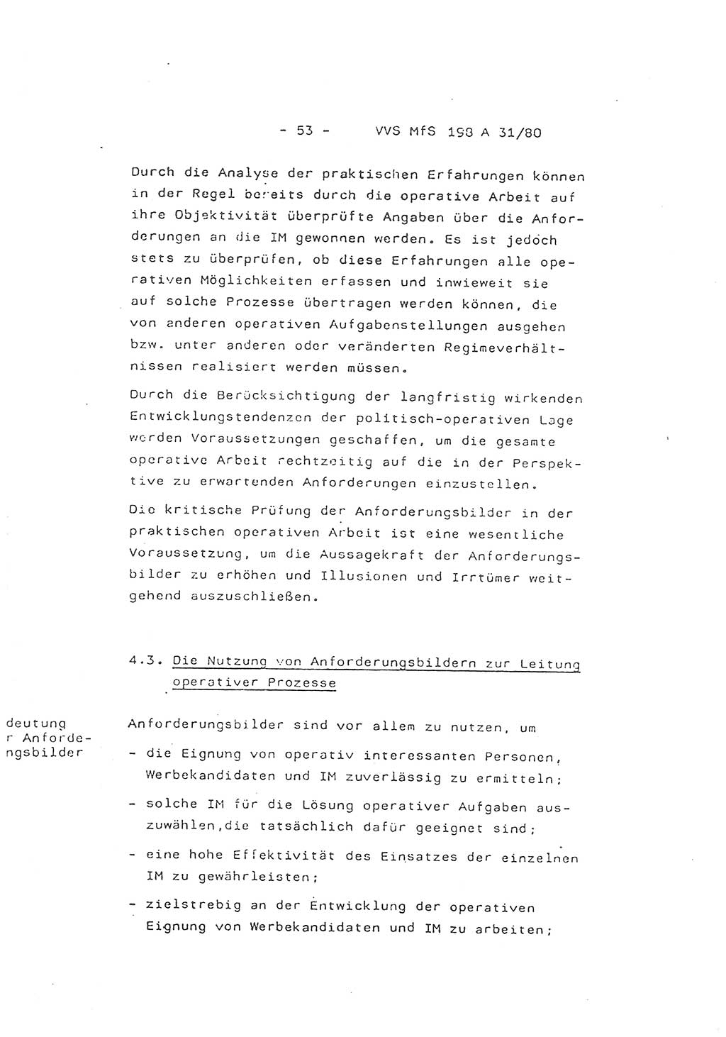 2. Kommentar zur Richtlinie 2/79, Die Anforderungen an Inoffizielle Mitarbeiter der Diensteinheiten der Aufklärung des MfS, Die IM-Kategorien, Deutsche Demokratische Republik (DDR), Ministerium für Staatssicherheit (MfS), Hauptverwaltung A (HV A), Vertrauliche Verschlußsache (VVS) 198 A 31/80, Berlin 1980, Blatt 53 (Komm. RL 2/79 DDR MfS HV A VVS 198 A 31/80 1980, Bl. 53)