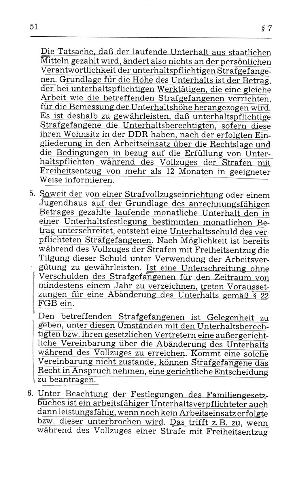 Kommentar zum Strafvollzugsgesetz [(StVG) Deutsche Demokratische Republik (DDR)] 1980, Seite 51 (Komm. StVG DDR 1980, S. 51)