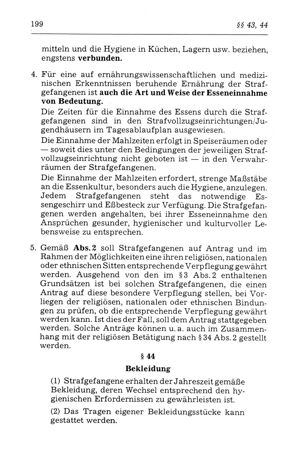 Kommentar zum Strafvollzugsgesetz [(StVG) Deutsche Demokratische Republik (DDR)] 1980, Seite 199 (Komm. StVG DDR 1980, S. 199)