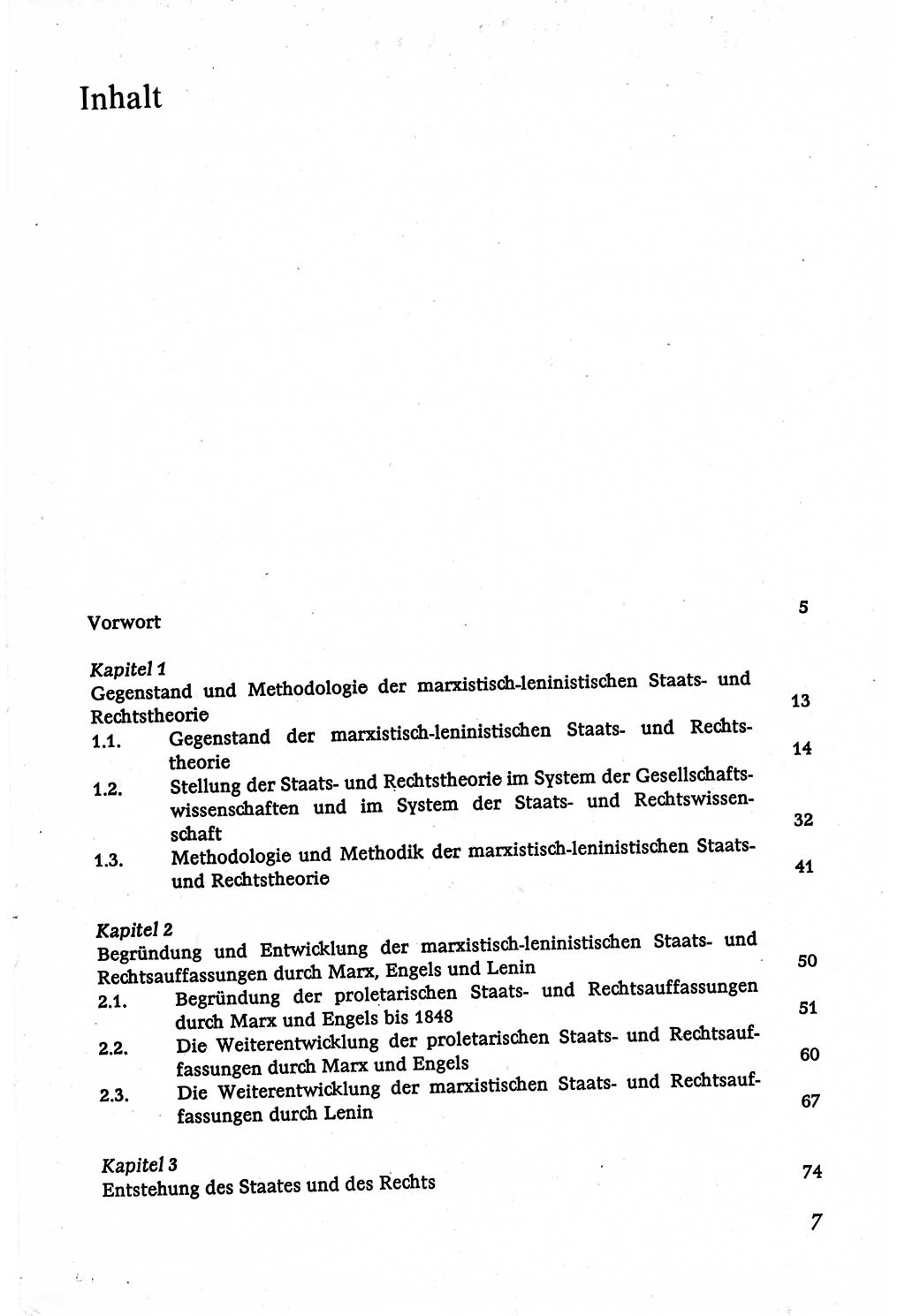 Marxistisch-leninistische (ML) Staats- und Rechtstheorie [Deutsche Demokratische Republik (DDR)], Lehrbuch 1980, Seite 7 (ML St.-R.-Th. DDR Lb. 1980, S. 7)
