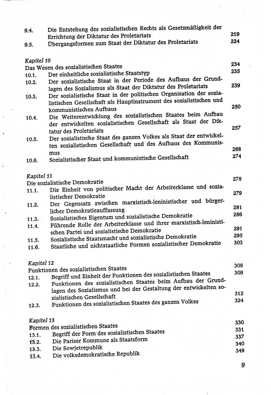 Marxistisch-leninistische (ML) Staats- und Rechtstheorie [Deutsche Demokratische Republik (DDR)], Lehrbuch 1980, Seite 9 (ML St.-R.-Th. DDR Lb. 1980, S. 9)