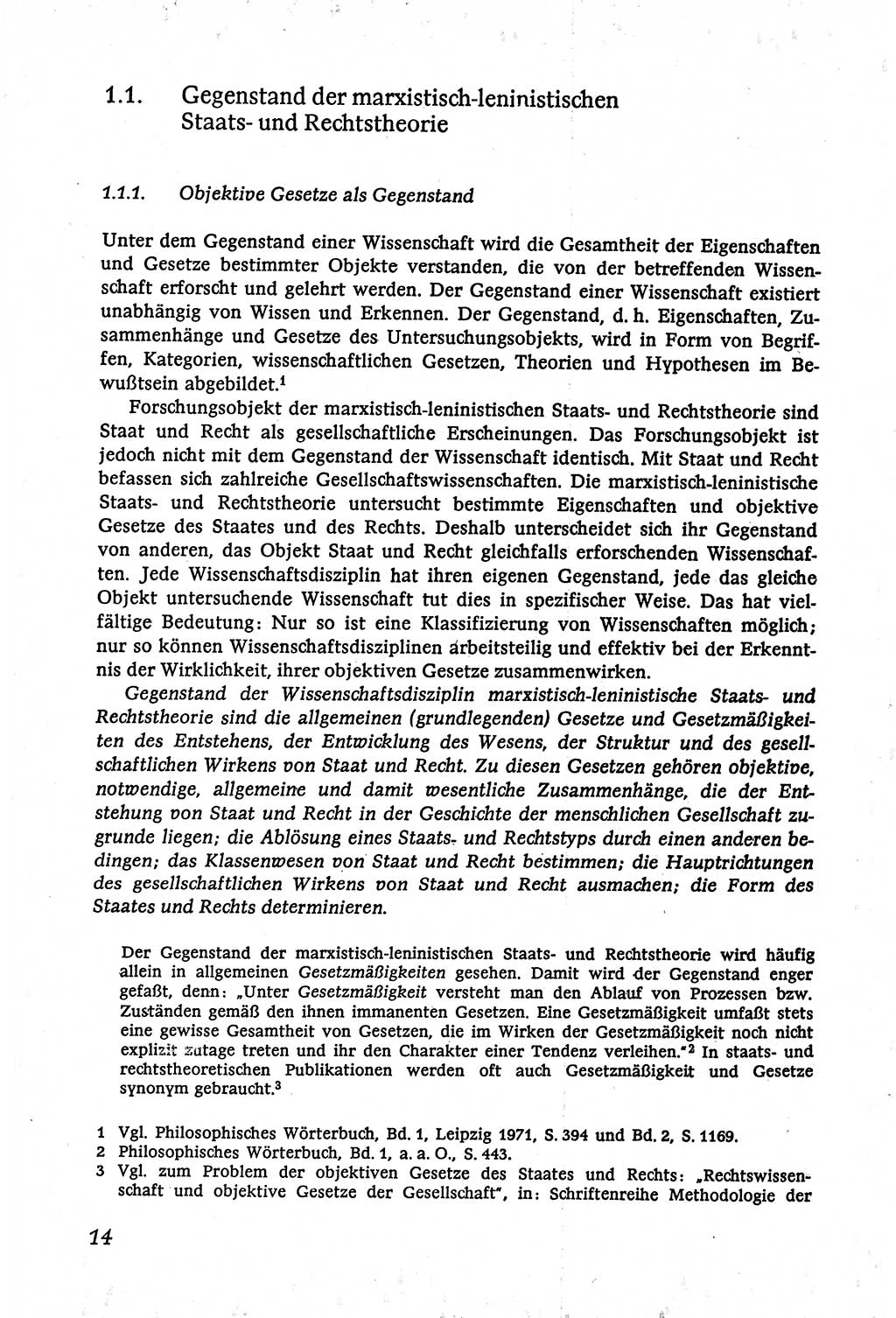 Marxistisch-leninistische (ML) Staats- und Rechtstheorie [Deutsche Demokratische Republik (DDR)], Lehrbuch 1980, Seite 14 (ML St.-R.-Th. DDR Lb. 1980, S. 14)