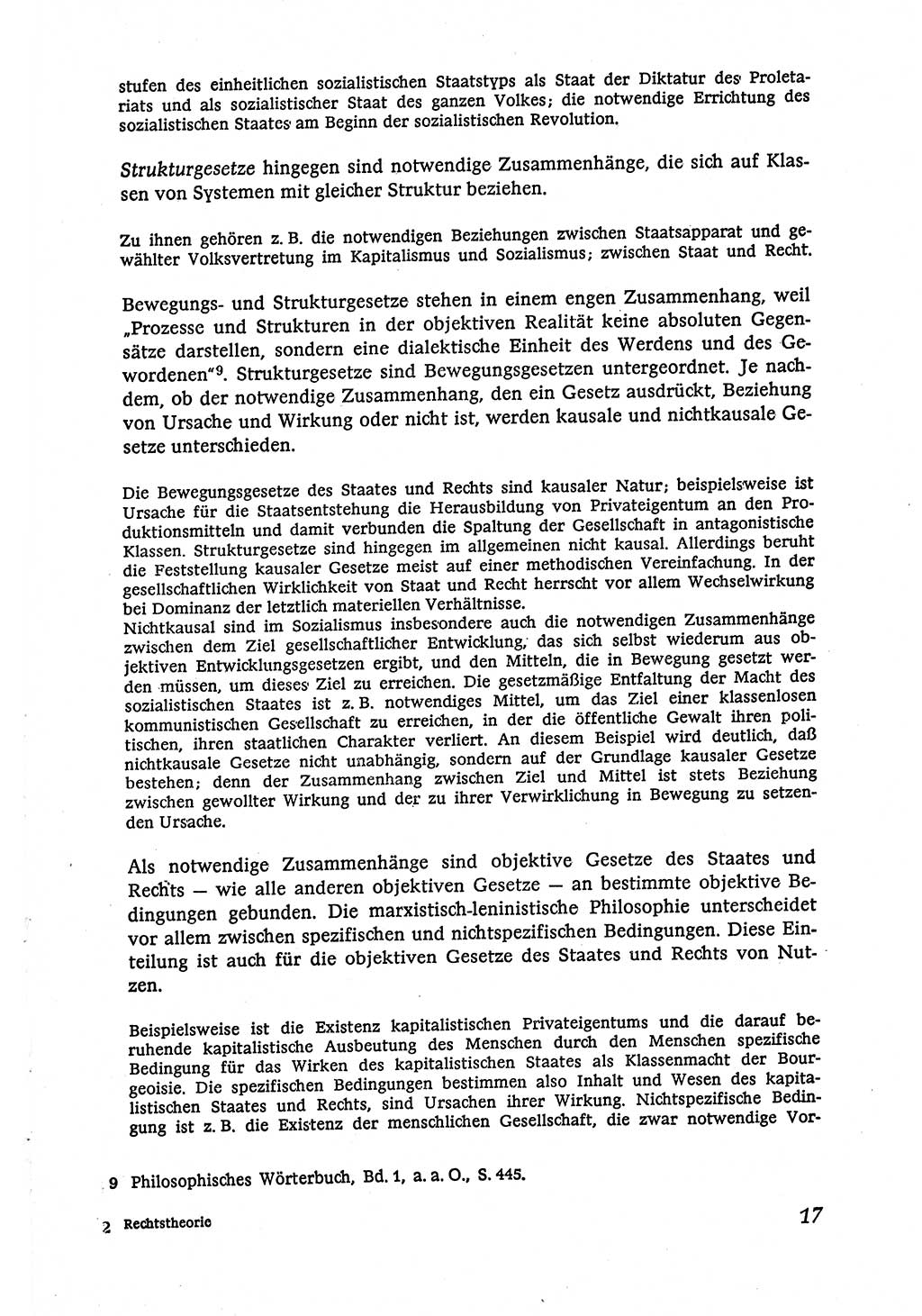 Marxistisch-leninistische (ML) Staats- und Rechtstheorie [Deutsche Demokratische Republik (DDR)], Lehrbuch 1980, Seite 17 (ML St.-R.-Th. DDR Lb. 1980, S. 17)