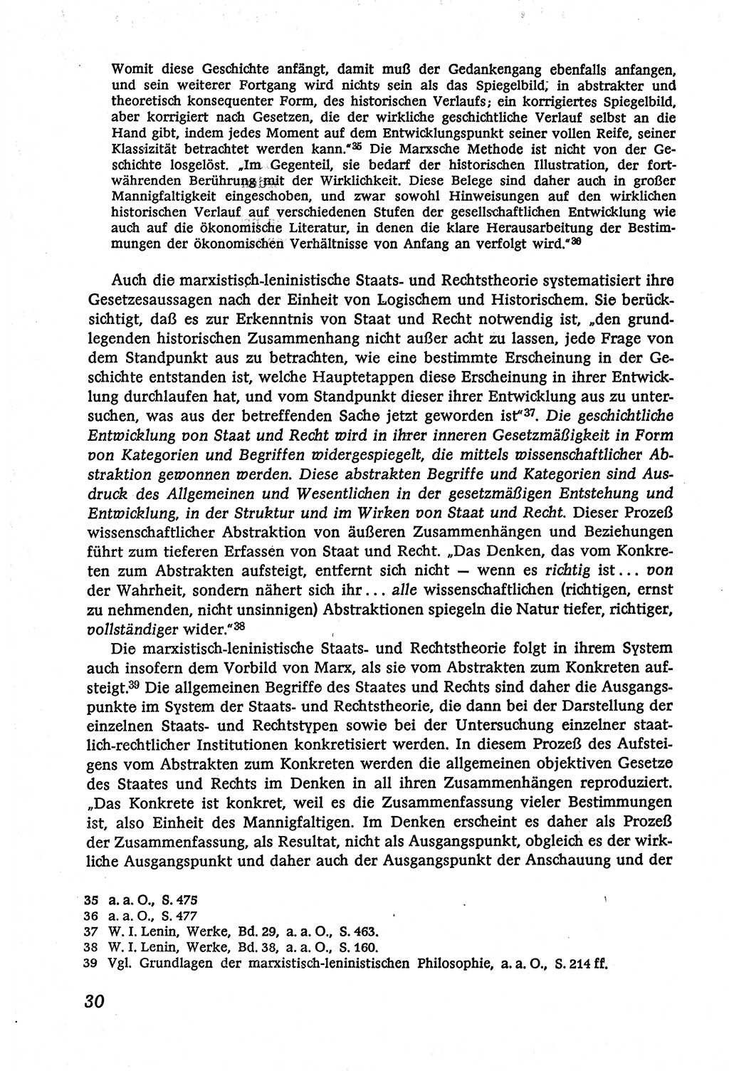 Marxistisch-leninistische (ML) Staats- und Rechtstheorie [Deutsche Demokratische Republik (DDR)], Lehrbuch 1980, Seite 30 (ML St.-R.-Th. DDR Lb. 1980, S. 30)