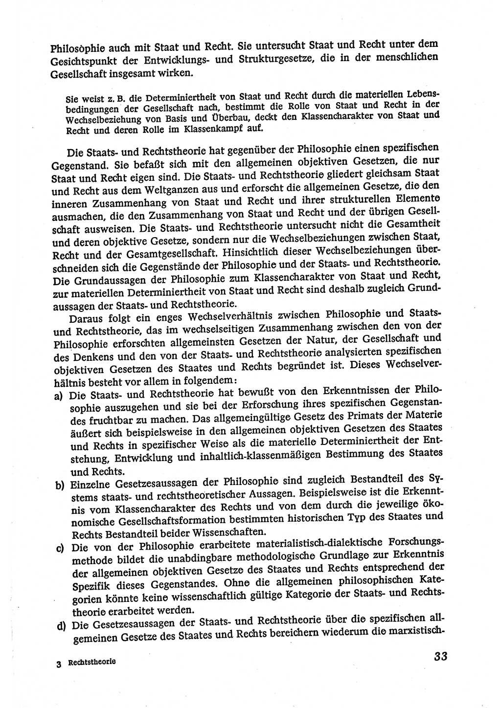 Marxistisch-leninistische (ML) Staats- und Rechtstheorie [Deutsche Demokratische Republik (DDR)], Lehrbuch 1980, Seite 33 (ML St.-R.-Th. DDR Lb. 1980, S. 33)