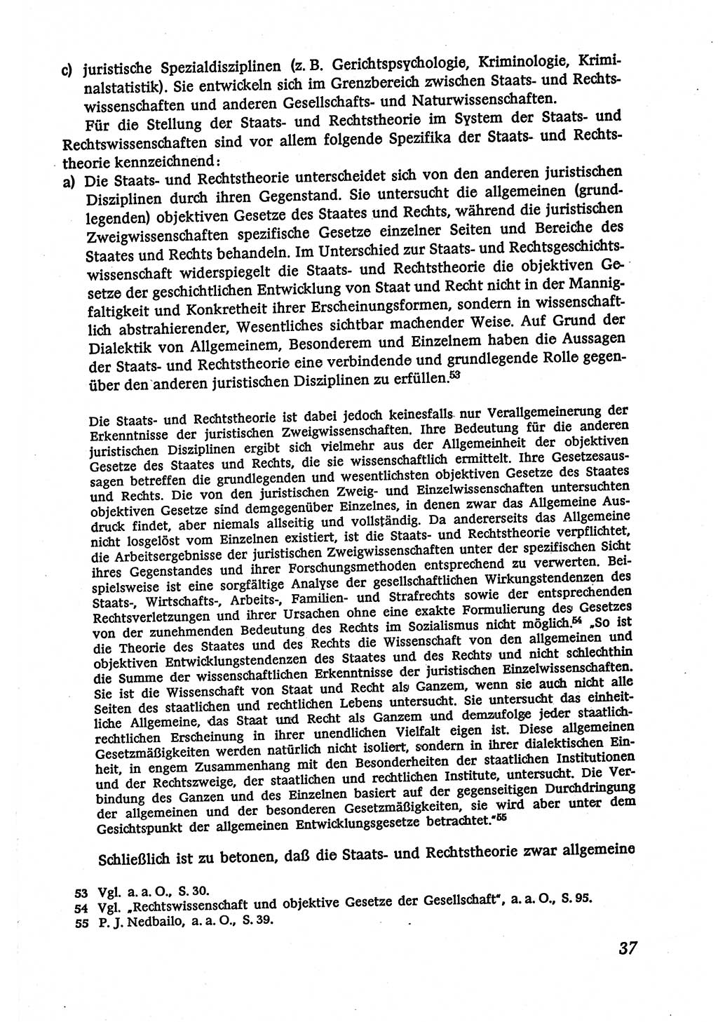 Marxistisch-leninistische (ML) Staats- und Rechtstheorie [Deutsche Demokratische Republik (DDR)], Lehrbuch 1980, Seite 37 (ML St.-R.-Th. DDR Lb. 1980, S. 37)