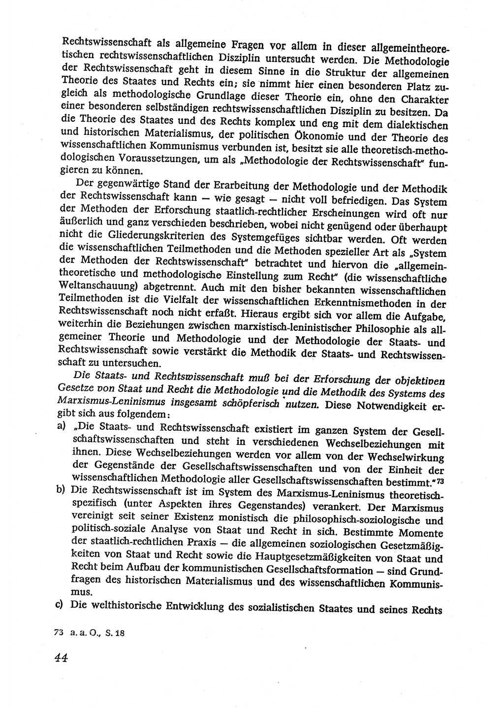 Marxistisch-leninistische (ML) Staats- und Rechtstheorie [Deutsche Demokratische Republik (DDR)], Lehrbuch 1980, Seite 44 (ML St.-R.-Th. DDR Lb. 1980, S. 44)