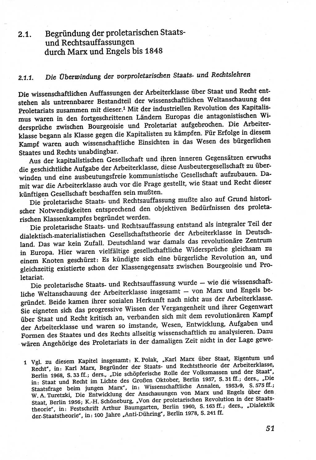Marxistisch-leninistische (ML) Staats- und Rechtstheorie [Deutsche Demokratische Republik (DDR)], Lehrbuch 1980, Seite 51 (ML St.-R.-Th. DDR Lb. 1980, S. 51)