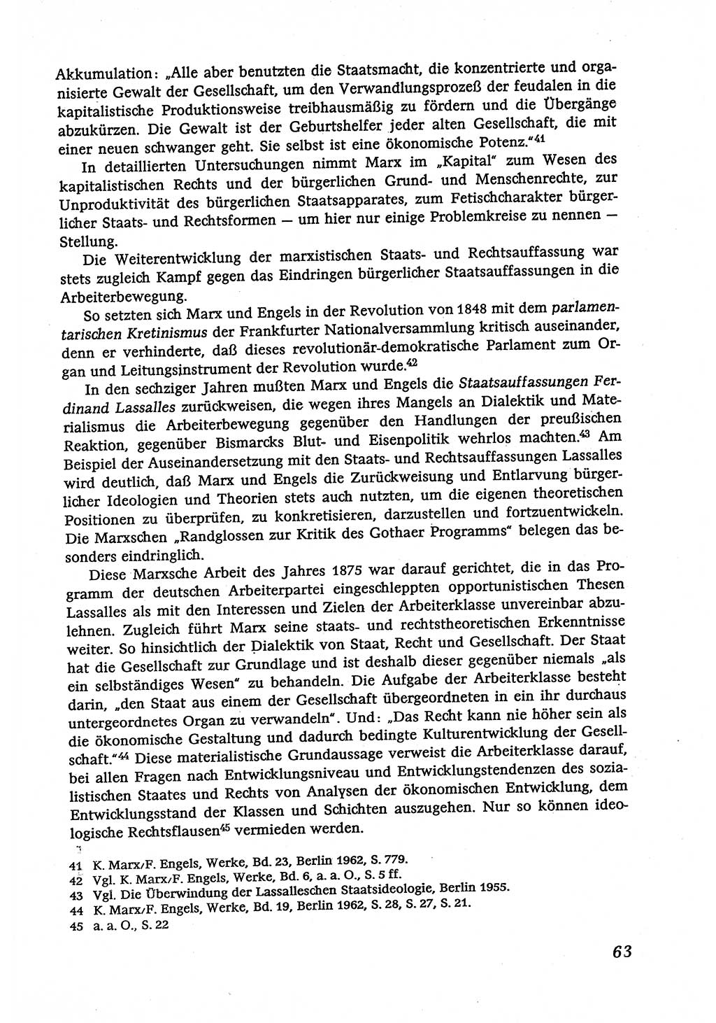 Marxistisch-leninistische (ML) Staats- und Rechtstheorie [Deutsche Demokratische Republik (DDR)], Lehrbuch 1980, Seite 63 (ML St.-R.-Th. DDR Lb. 1980, S. 63)