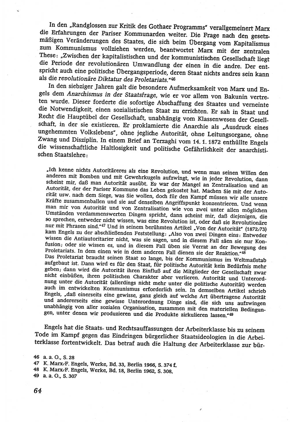 Marxistisch-leninistische (ML) Staats- und Rechtstheorie [Deutsche Demokratische Republik (DDR)], Lehrbuch 1980, Seite 64 (ML St.-R.-Th. DDR Lb. 1980, S. 64)