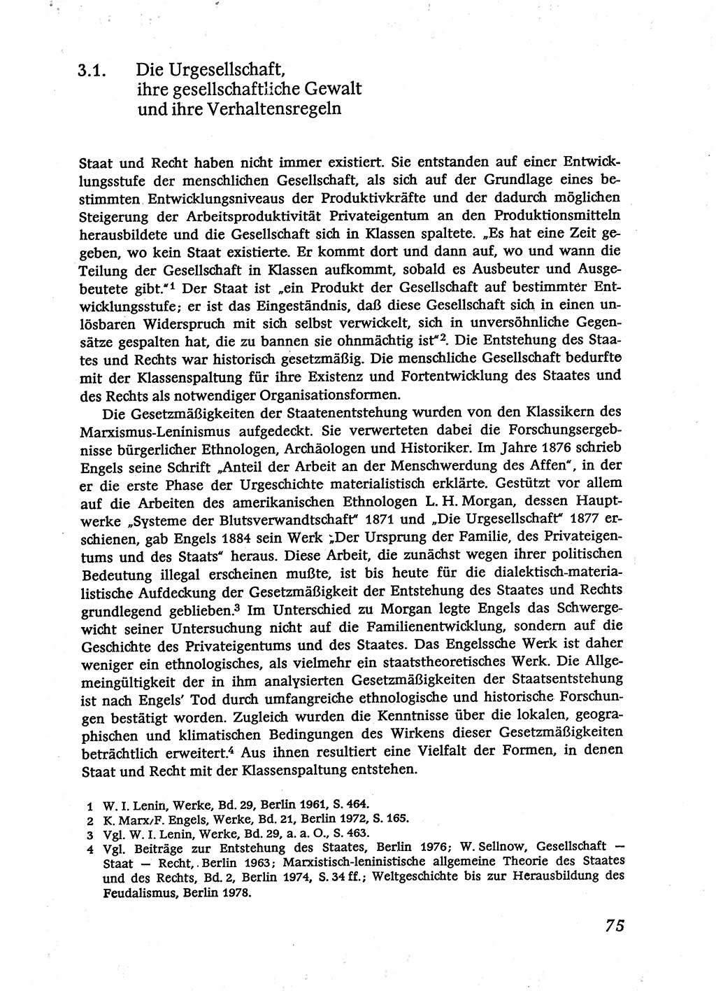 Marxistisch-leninistische (ML) Staats- und Rechtstheorie [Deutsche Demokratische Republik (DDR)], Lehrbuch 1980, Seite 75 (ML St.-R.-Th. DDR Lb. 1980, S. 75)