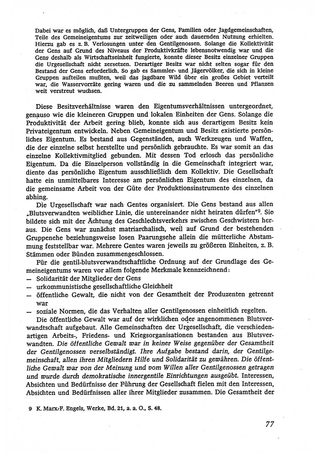 Marxistisch-leninistische (ML) Staats- und Rechtstheorie [Deutsche Demokratische Republik (DDR)], Lehrbuch 1980, Seite 77 (ML St.-R.-Th. DDR Lb. 1980, S. 77)