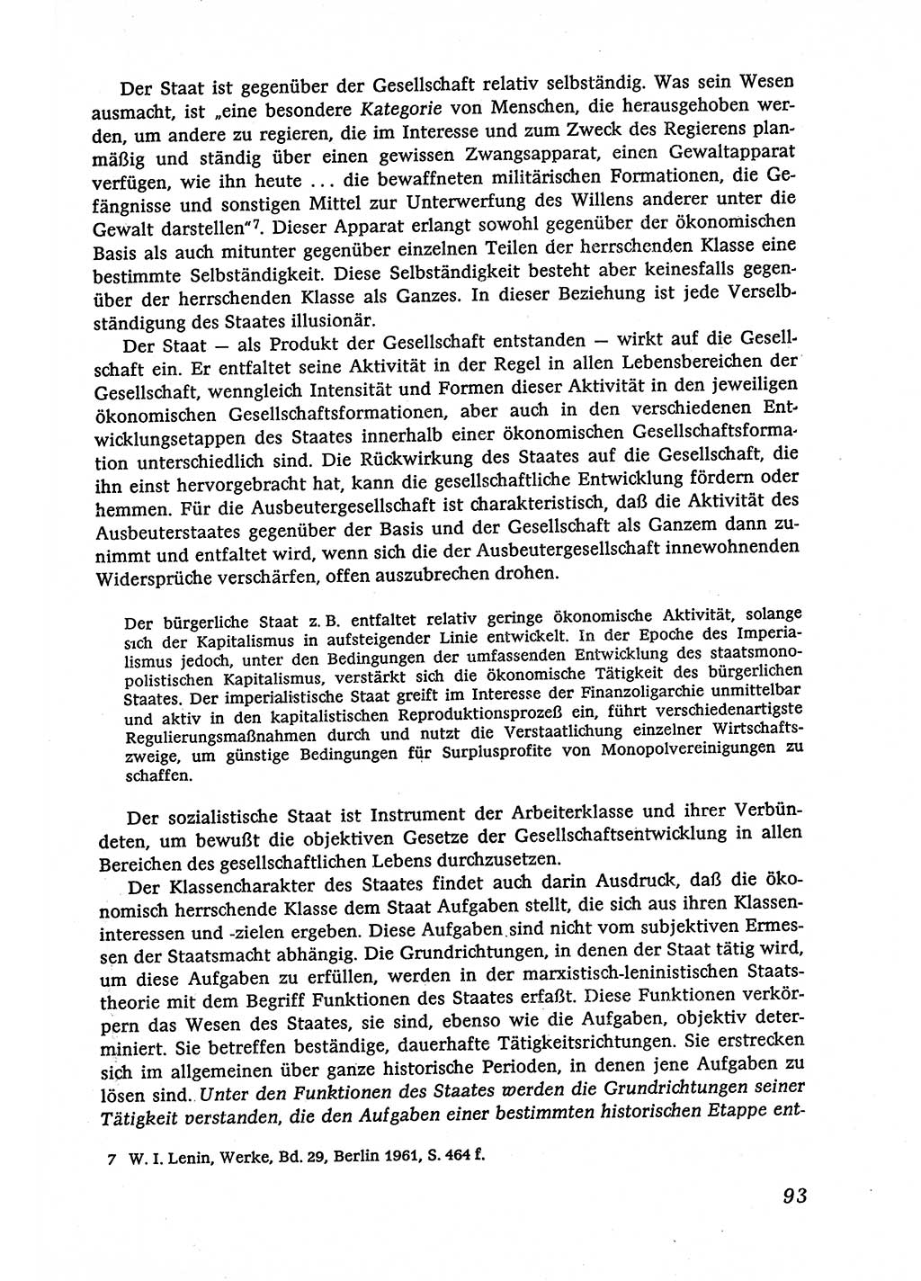 Marxistisch-leninistische (ML) Staats- und Rechtstheorie [Deutsche Demokratische Republik (DDR)], Lehrbuch 1980, Seite 93 (ML St.-R.-Th. DDR Lb. 1980, S. 93)