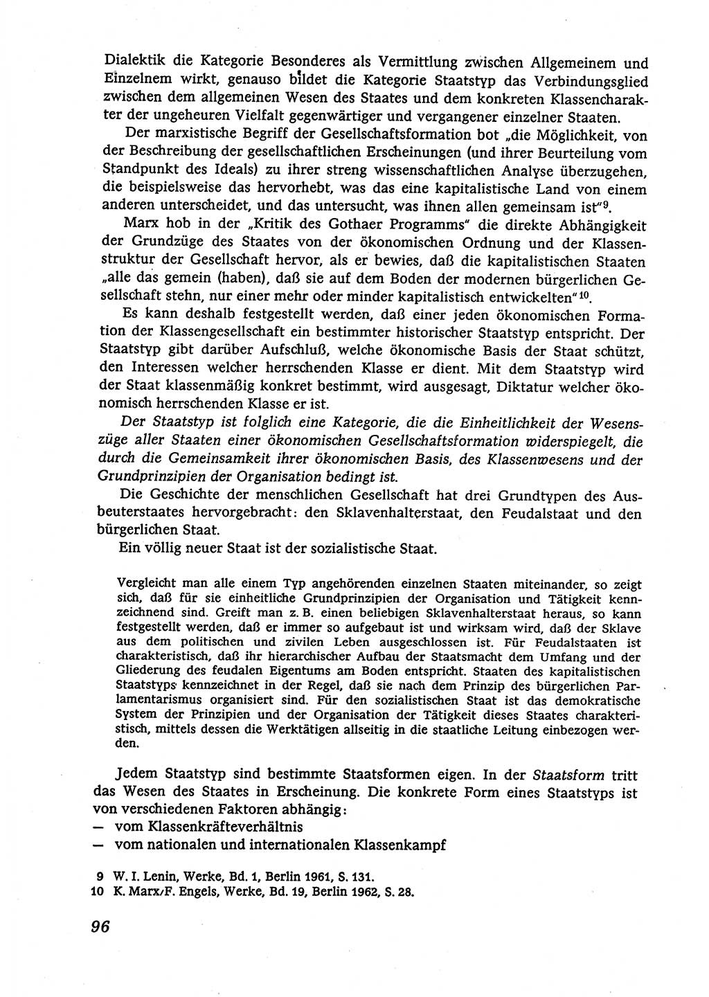 Marxistisch-leninistische (ML) Staats- und Rechtstheorie [Deutsche Demokratische Republik (DDR)], Lehrbuch 1980, Seite 96 (ML St.-R.-Th. DDR Lb. 1980, S. 96)