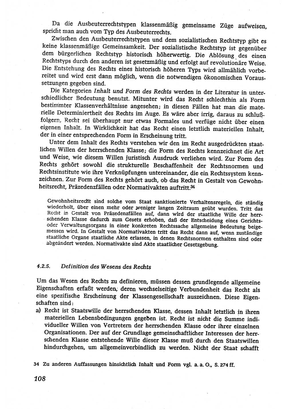 Marxistisch-leninistische (ML) Staats- und Rechtstheorie [Deutsche Demokratische Republik (DDR)], Lehrbuch 1980, Seite 108 (ML St.-R.-Th. DDR Lb. 1980, S. 108)
