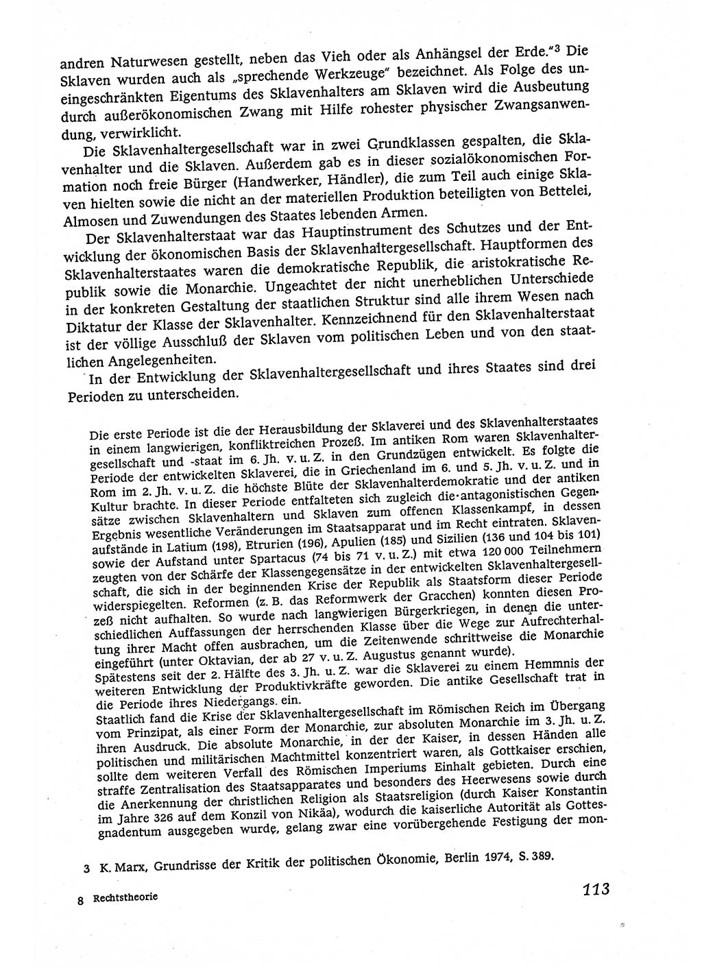 Marxistisch-leninistische (ML) Staats- und Rechtstheorie [Deutsche Demokratische Republik (DDR)], Lehrbuch 1980, Seite 113 (ML St.-R.-Th. DDR Lb. 1980, S. 113)
