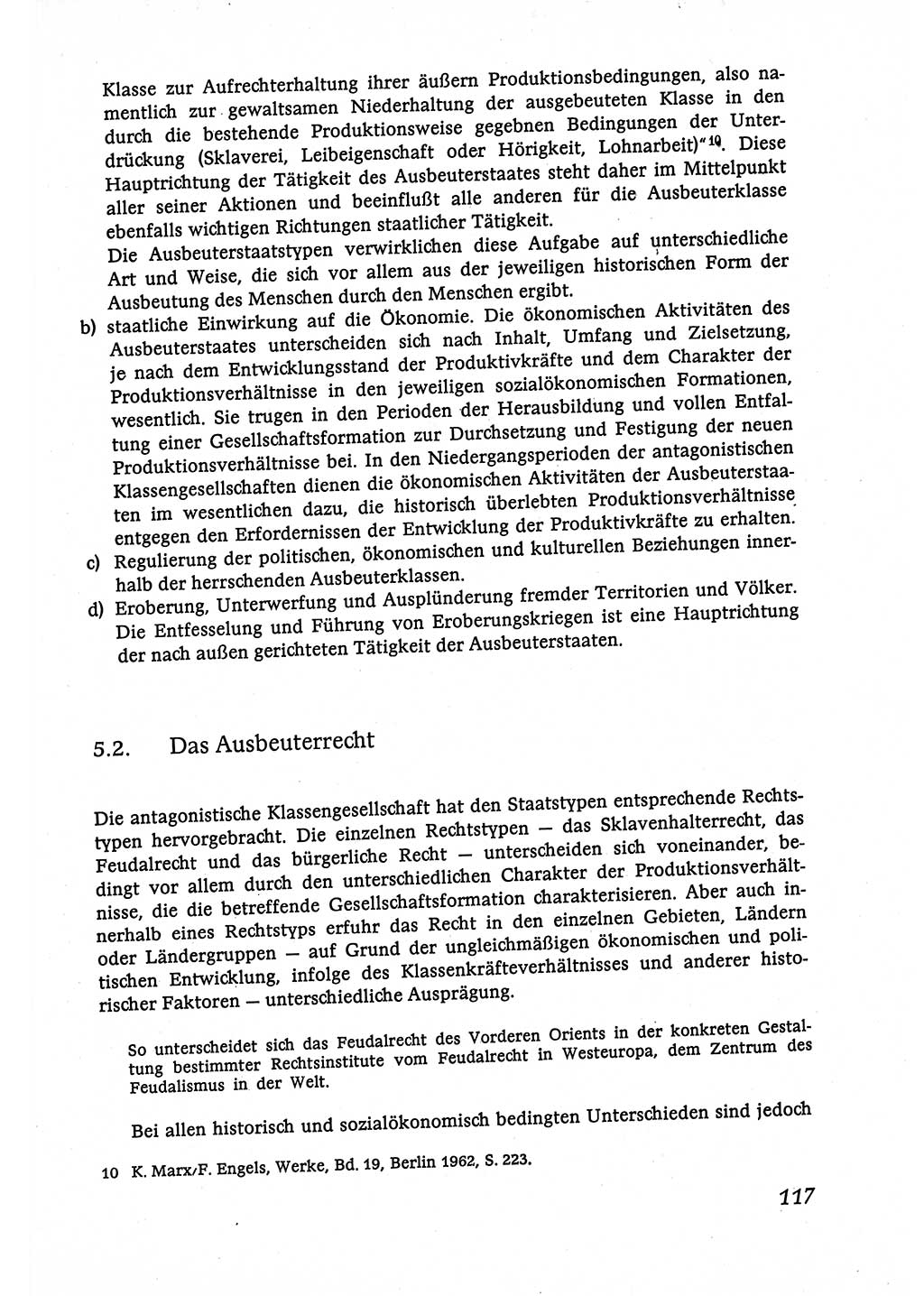 Marxistisch-leninistische (ML) Staats- und Rechtstheorie [Deutsche Demokratische Republik (DDR)], Lehrbuch 1980, Seite 117 (ML St.-R.-Th. DDR Lb. 1980, S. 117)