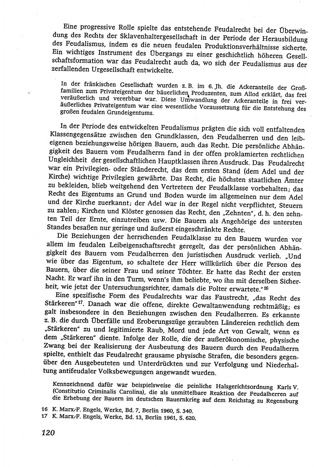 Marxistisch-leninistische (ML) Staats- und Rechtstheorie [Deutsche Demokratische Republik (DDR)], Lehrbuch 1980, Seite 120 (ML St.-R.-Th. DDR Lb. 1980, S. 120)