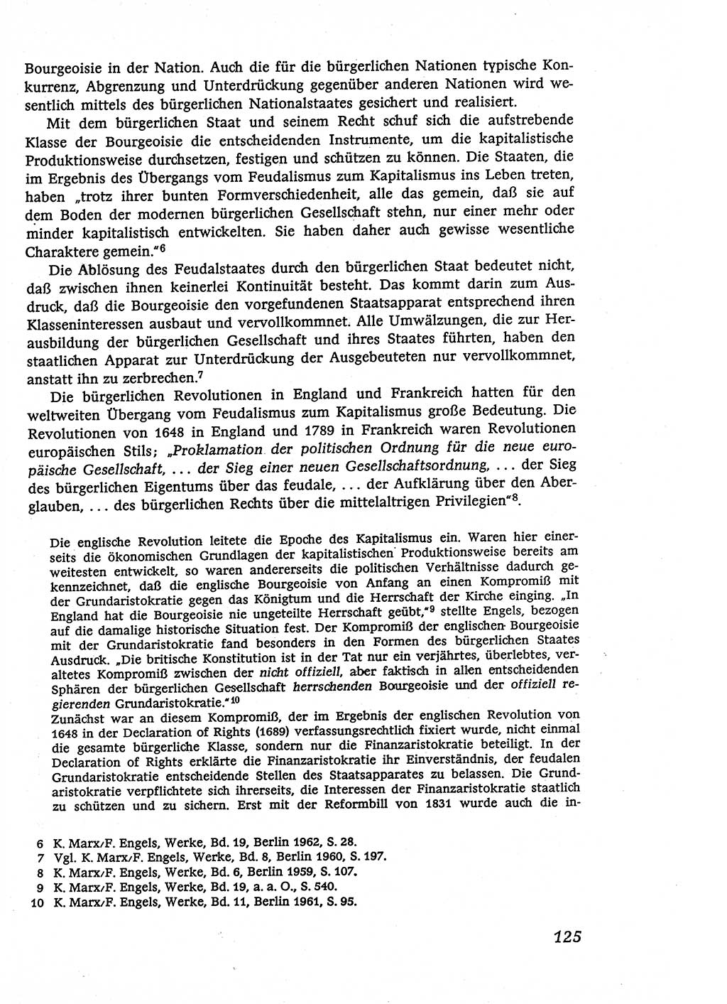 Marxistisch-leninistische (ML) Staats- und Rechtstheorie [Deutsche Demokratische Republik (DDR)], Lehrbuch 1980, Seite 125 (ML St.-R.-Th. DDR Lb. 1980, S. 125)