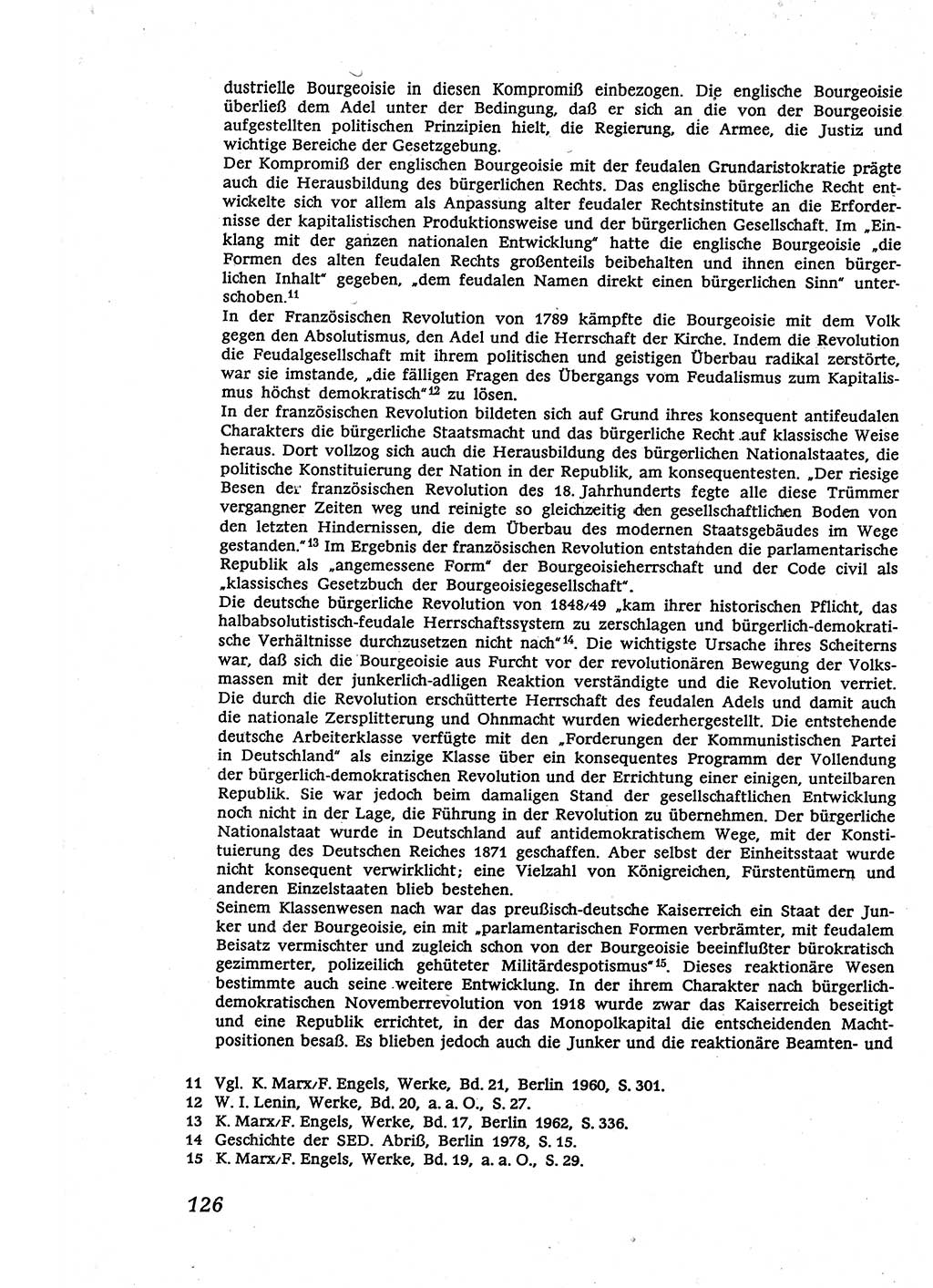 Marxistisch-leninistische (ML) Staats- und Rechtstheorie [Deutsche Demokratische Republik (DDR)], Lehrbuch 1980, Seite 126 (ML St.-R.-Th. DDR Lb. 1980, S. 126)