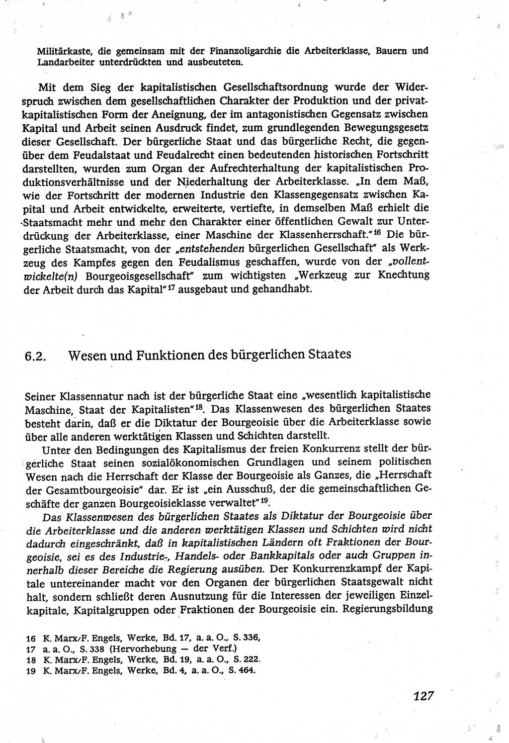Marxistisch-leninistische (ML) Staats- und Rechtstheorie [Deutsche Demokratische Republik (DDR)], Lehrbuch 1980, Seite 127 (ML St.-R.-Th. DDR Lb. 1980, S. 127)
