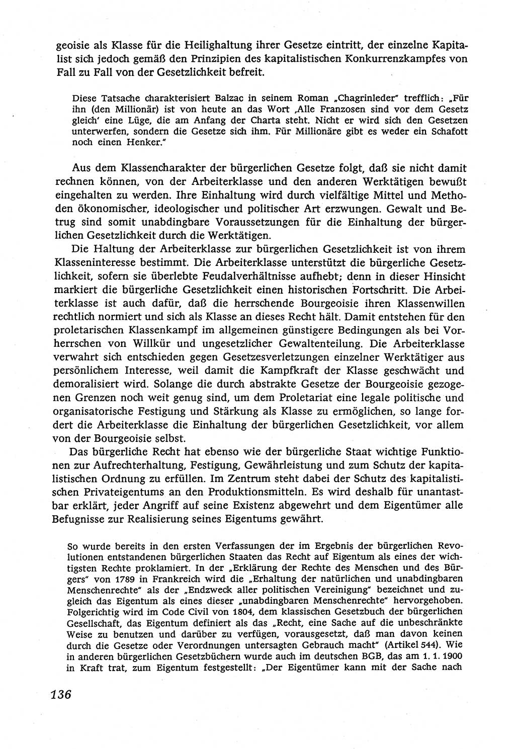 Marxistisch-leninistische (ML) Staats- und Rechtstheorie [Deutsche Demokratische Republik (DDR)], Lehrbuch 1980, Seite 136 (ML St.-R.-Th. DDR Lb. 1980, S. 136)
