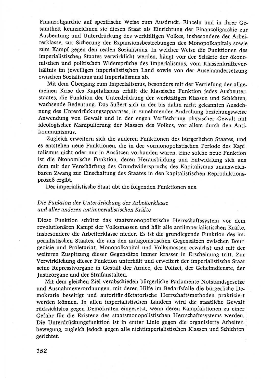 Marxistisch-leninistische (ML) Staats- und Rechtstheorie [Deutsche Demokratische Republik (DDR)], Lehrbuch 1980, Seite 152 (ML St.-R.-Th. DDR Lb. 1980, S. 152)