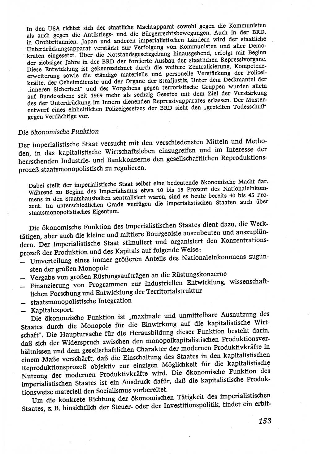 Marxistisch-leninistische (ML) Staats- und Rechtstheorie [Deutsche Demokratische Republik (DDR)], Lehrbuch 1980, Seite 153 (ML St.-R.-Th. DDR Lb. 1980, S. 153)