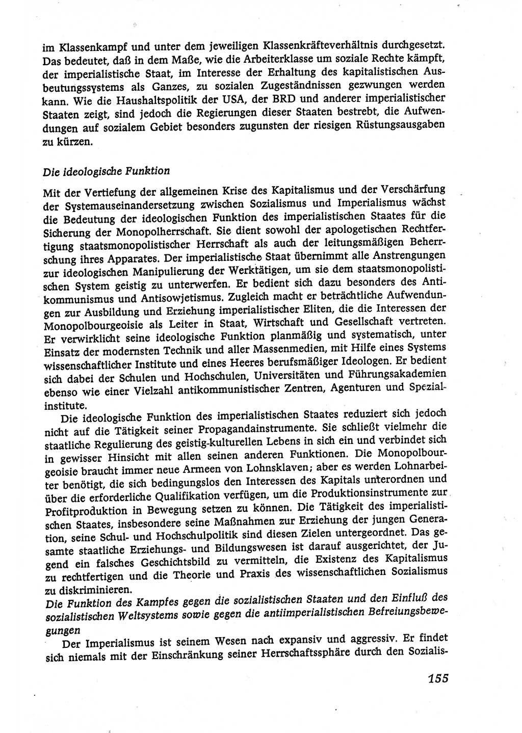 Marxistisch-leninistische (ML) Staats- und Rechtstheorie [Deutsche Demokratische Republik (DDR)], Lehrbuch 1980, Seite 155 (ML St.-R.-Th. DDR Lb. 1980, S. 155)