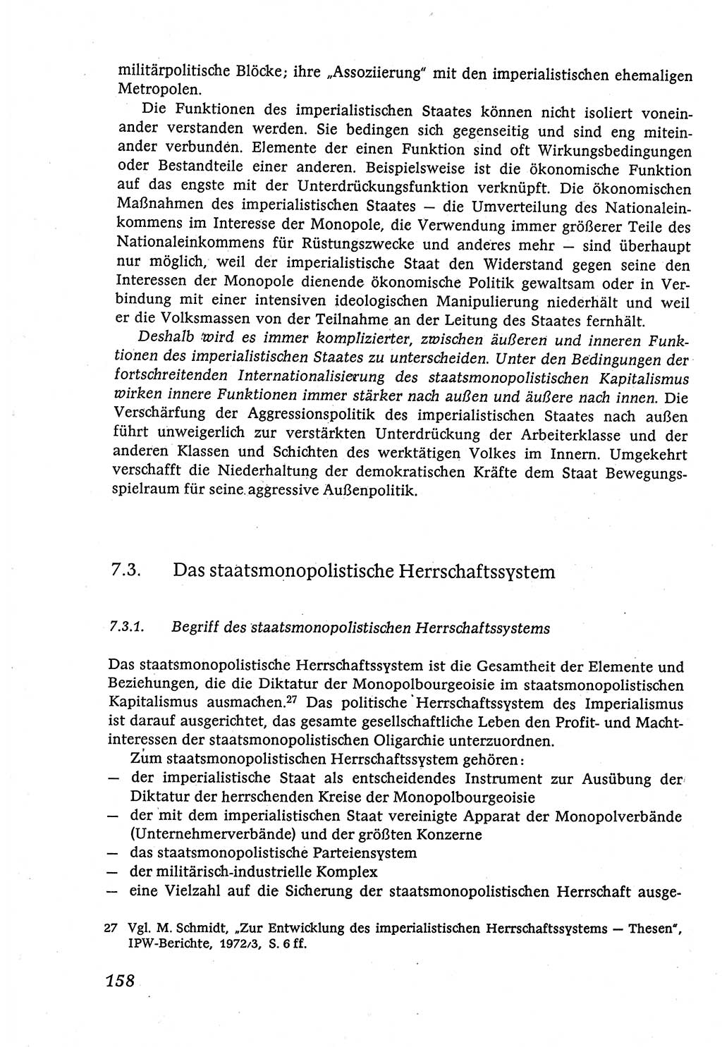 Marxistisch-leninistische (ML) Staats- und Rechtstheorie [Deutsche Demokratische Republik (DDR)], Lehrbuch 1980, Seite 158 (ML St.-R.-Th. DDR Lb. 1980, S. 158)
