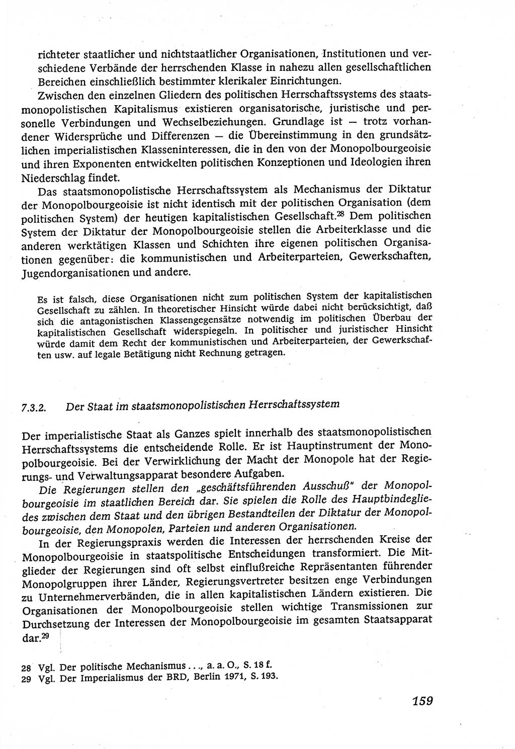 Marxistisch-leninistische (ML) Staats- und Rechtstheorie [Deutsche Demokratische Republik (DDR)], Lehrbuch 1980, Seite 159 (ML St.-R.-Th. DDR Lb. 1980, S. 159)