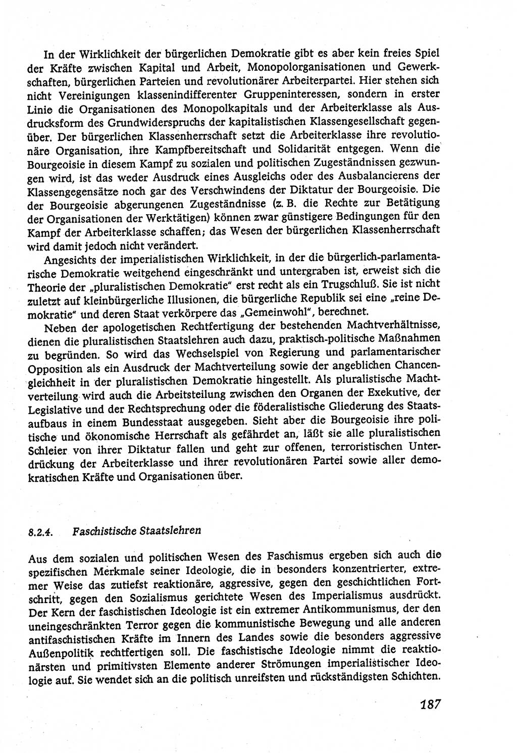 Marxistisch-leninistische (ML) Staats- und Rechtstheorie [Deutsche Demokratische Republik (DDR)], Lehrbuch 1980, Seite 187 (ML St.-R.-Th. DDR Lb. 1980, S. 187)
