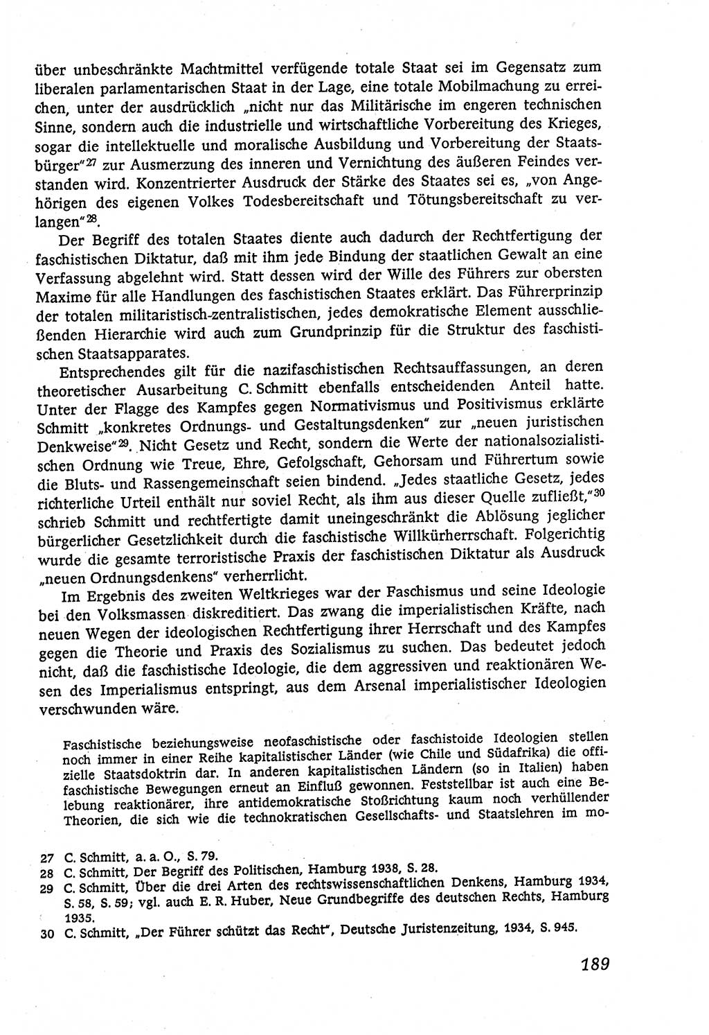 Marxistisch-leninistische (ML) Staats- und Rechtstheorie [Deutsche Demokratische Republik (DDR)], Lehrbuch 1980, Seite 189 (ML St.-R.-Th. DDR Lb. 1980, S. 189)