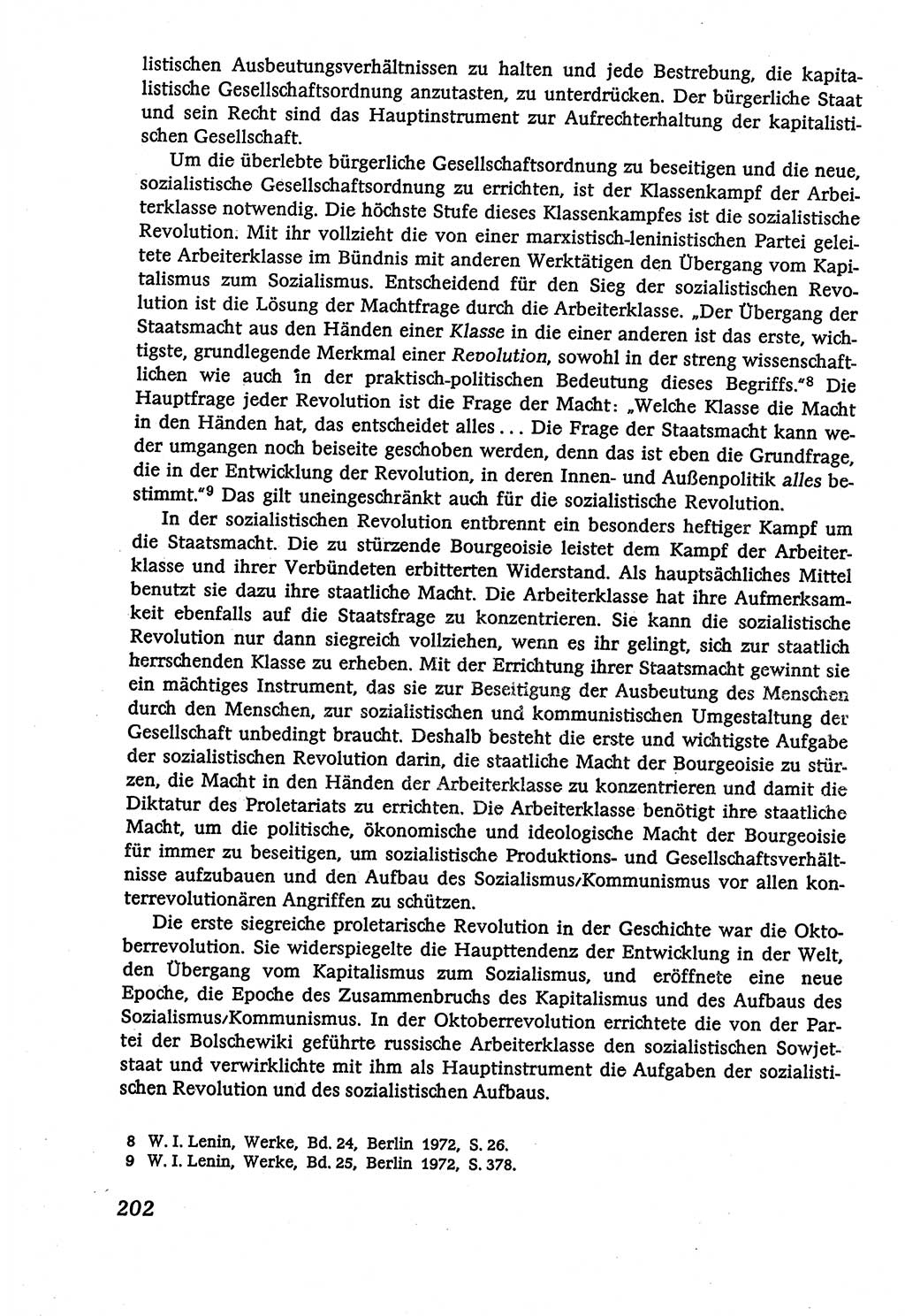 Marxistisch-leninistische (ML) Staats- und Rechtstheorie [Deutsche Demokratische Republik (DDR)], Lehrbuch 1980, Seite 202 (ML St.-R.-Th. DDR Lb. 1980, S. 202)