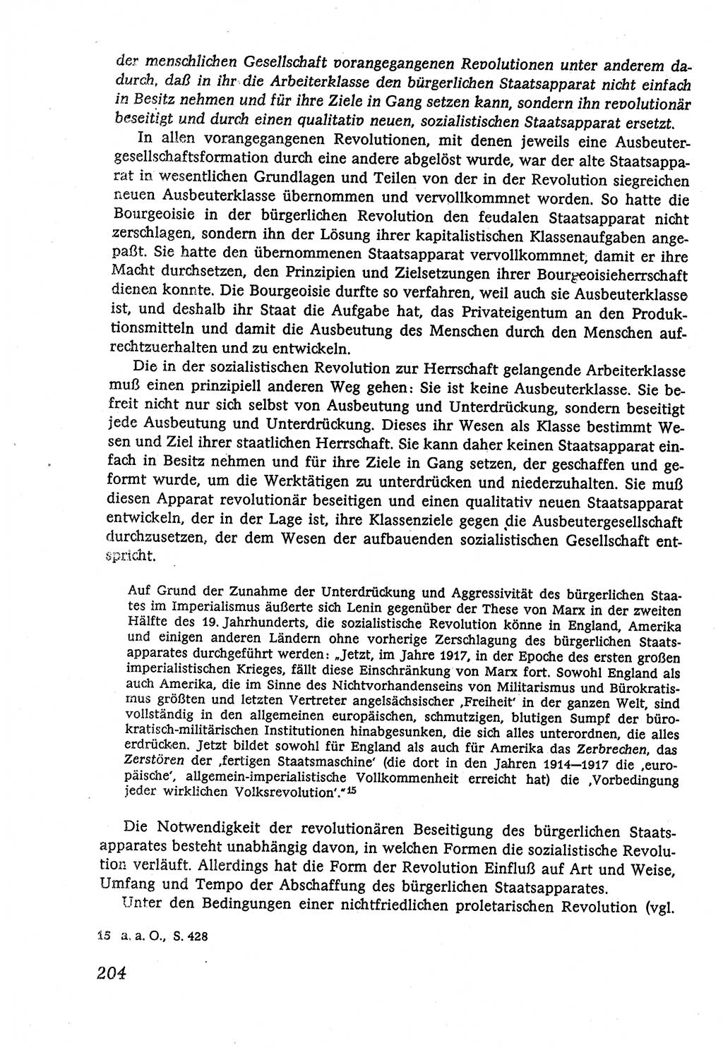 Marxistisch-leninistische (ML) Staats- und Rechtstheorie [Deutsche Demokratische Republik (DDR)], Lehrbuch 1980, Seite 204 (ML St.-R.-Th. DDR Lb. 1980, S. 204)